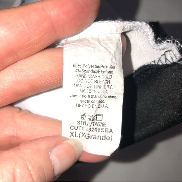 Love J USA Emoji Cropped Long Sleeve Top Polka Dot Size M/L - Picture 9 of 11